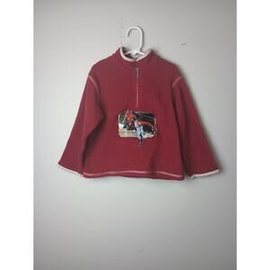 Vintage 2004 Spiderman 2 Toddler Size 5T Half Zip Pull Over Fleece +Flawed+